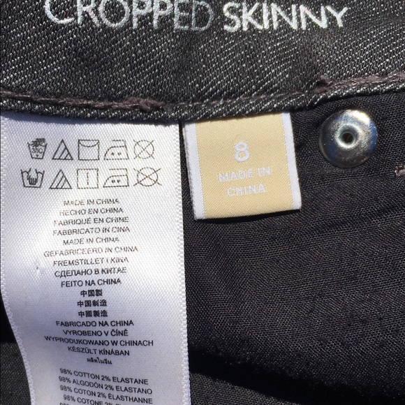 Michael Kors Gem Embellished Cropped Skinny Jeans - Picture 8 of 8